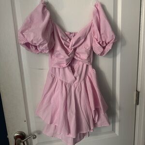 Altar'd State Pink Mini Dress